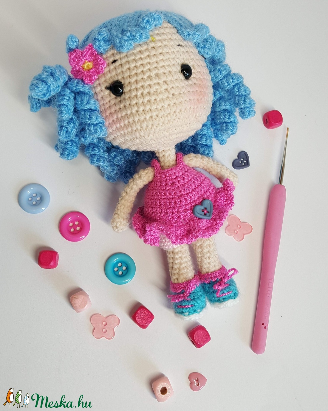 Mimi amigurumi baba - játék & gyerek - baba & babaház - öltöztethető baba - Meska.hu Mimi amigurumi baba - játék & gyerek - baba & babaház - öltöztethető baba - Meska.hu