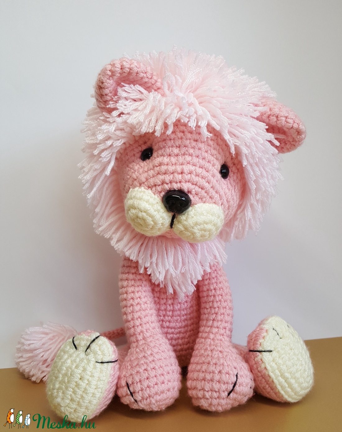 Amigurumi oroszlán - játék & sport - plüssállat & játékfigura - más figura - Meska.hu