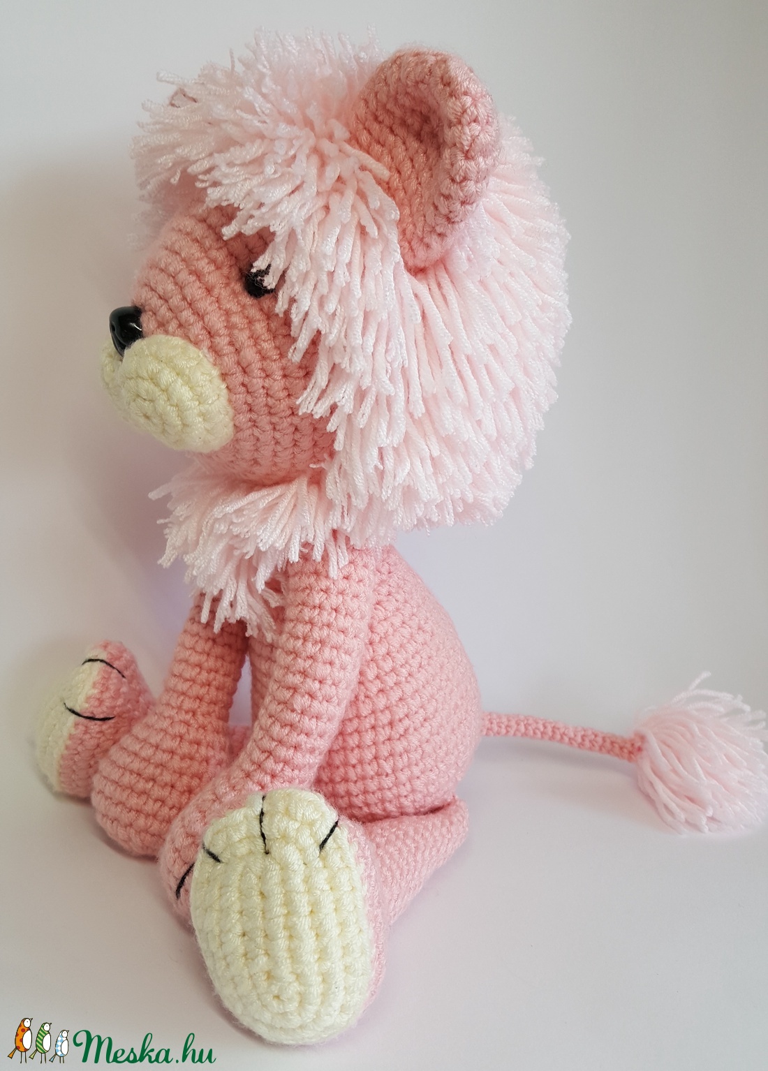 Amigurumi oroszlán - játék & sport - plüssállat & játékfigura - más figura - Meska.hu