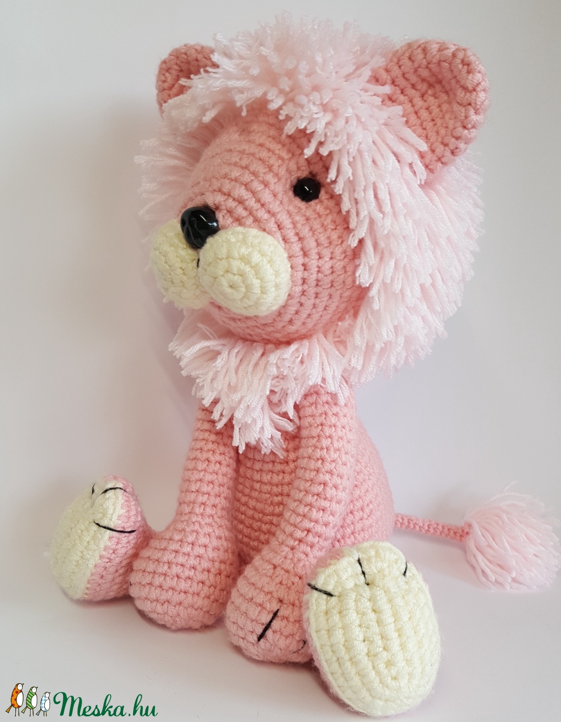 Amigurumi oroszlán - játék & sport - plüssállat & játékfigura - más figura - Meska.hu