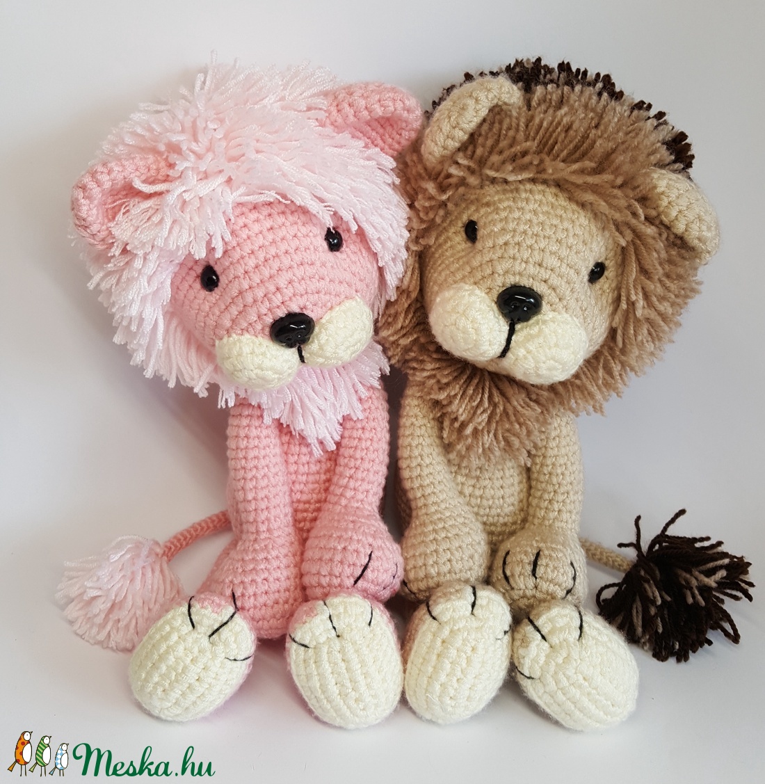 Amigurumi oroszlán - játék & sport - plüssállat & játékfigura - más figura - Meska.hu