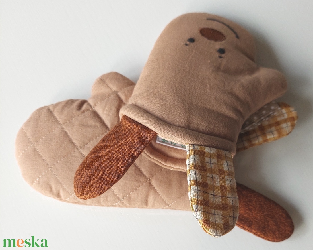 Edényfogó kesztyű  gyerek méretben - otthon & életmód - konyhafelszerelés, tálalás - konyhai textil - edényfogó & edényfedő - Meska.hu