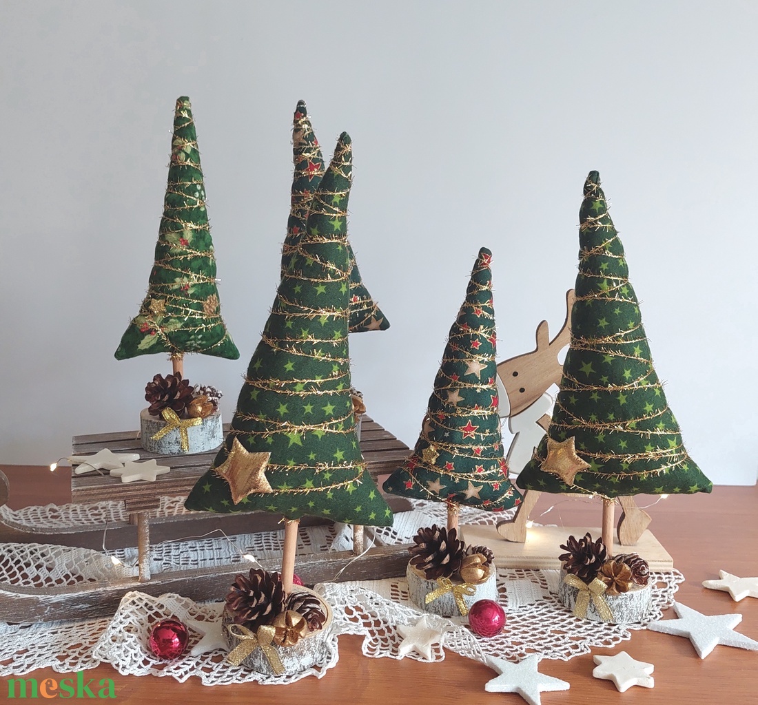 Textil karácsonyfa -  - Meska.hu Textil karácsonyfa -  - Meska.hu