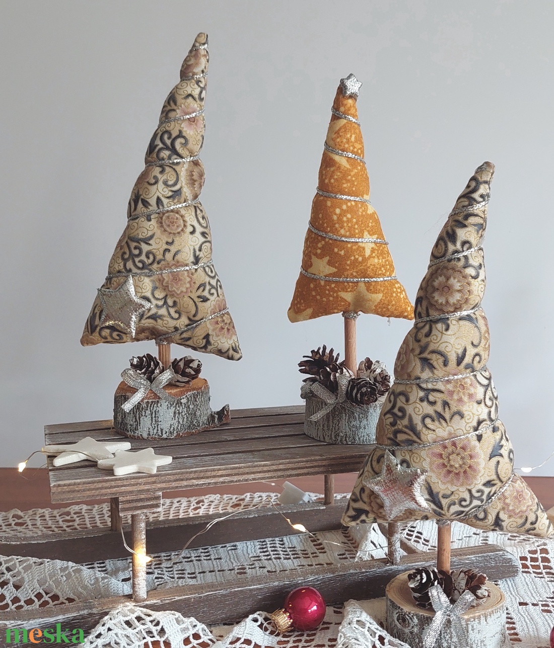 Textil karácsonyfa -  - Meska.hu Textil karácsonyfa -  - Meska.hu