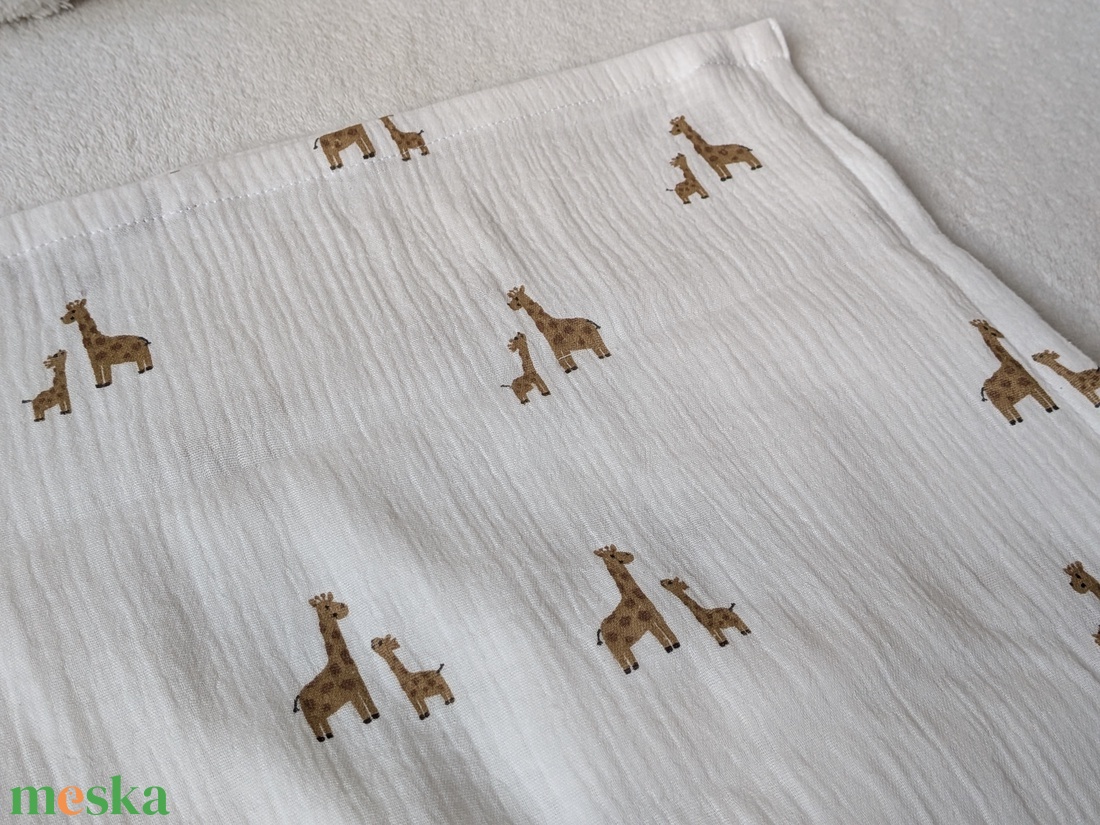 ZsiráfÖlelés � natúr duplagéz babapelenka - baba - mama - szoptatási, etetési kellékek - büfikendő - Meska.hu