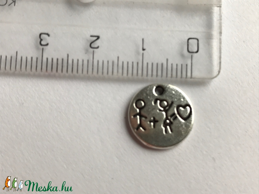 TE+ÉN charm - kellékek & szerszámok - gyöngyfűzés kellékek - fém köztesek - Meska.hu
