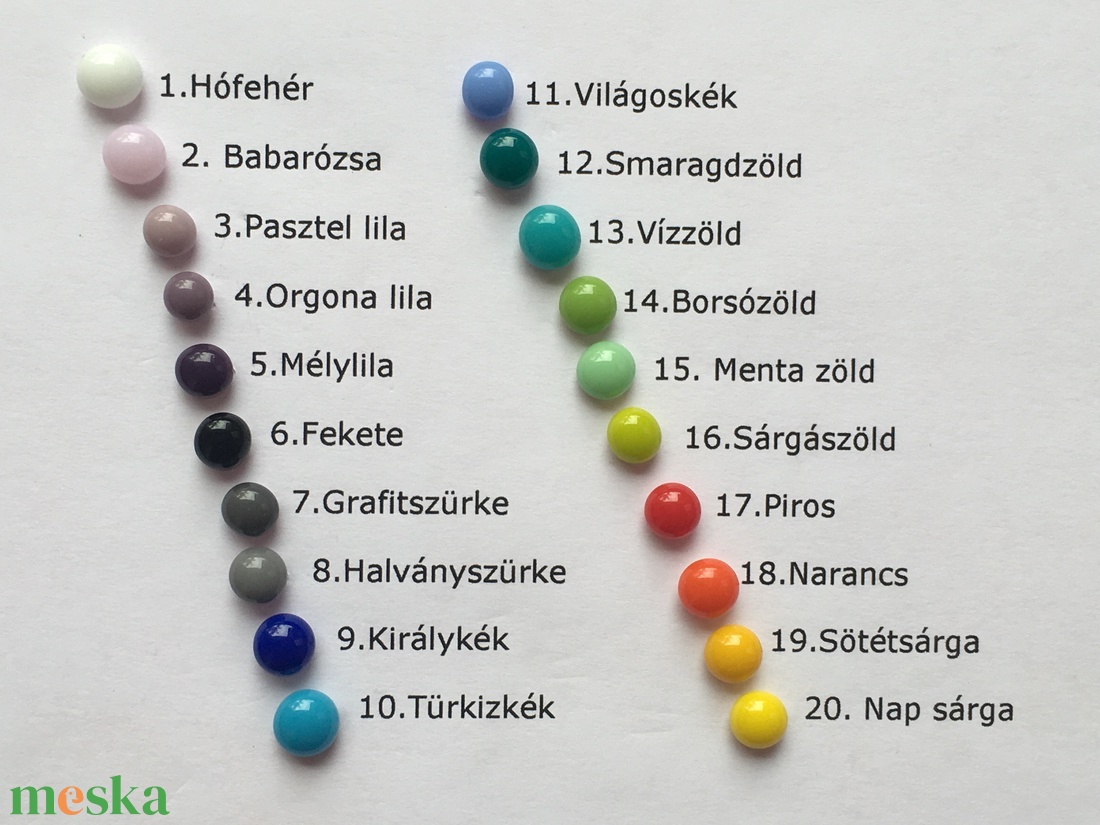 Francia kapcsos üveg fülbevaló- narancs - ékszer - fülbevaló - lógó fülbevaló - Meska.hu