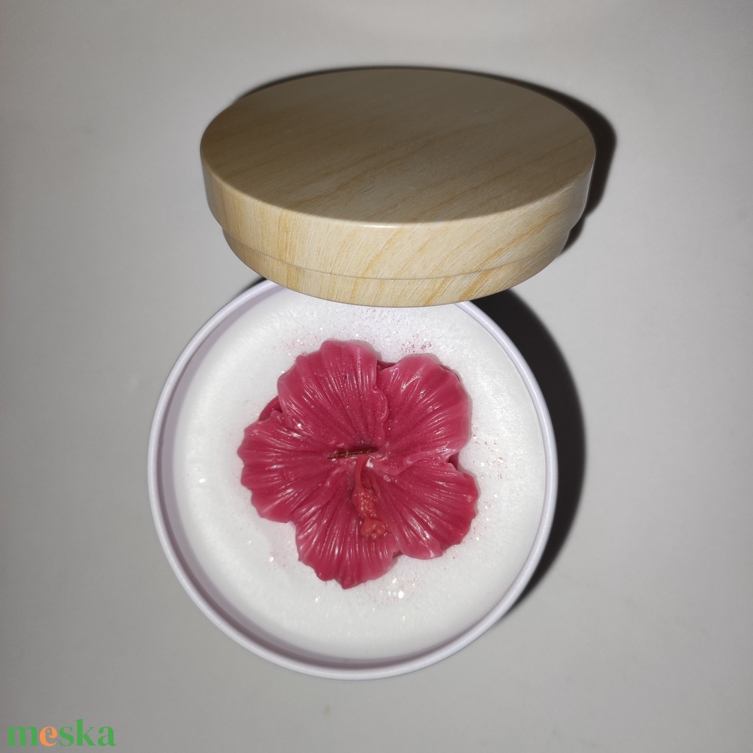Tégelyes illatgyertya fa kanóccal - otthon & életmód - gyertya, illat, aroma - gyertya - Meska.hu