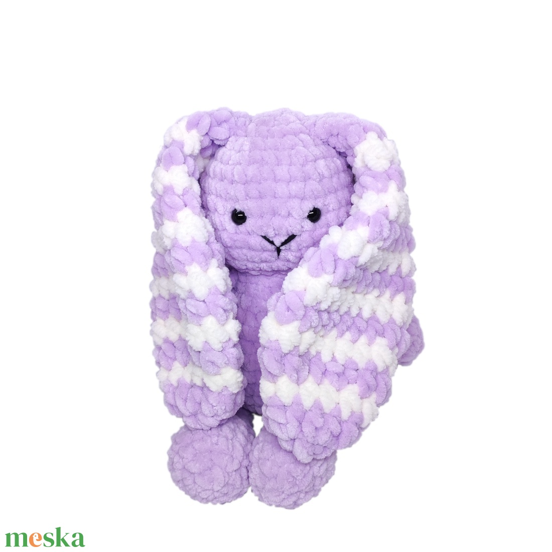 Horgolt plüss nyuszi � puha ölelhető játék - játék & sport - plüssállat & játékfigura - nyuszi - Meska.hu