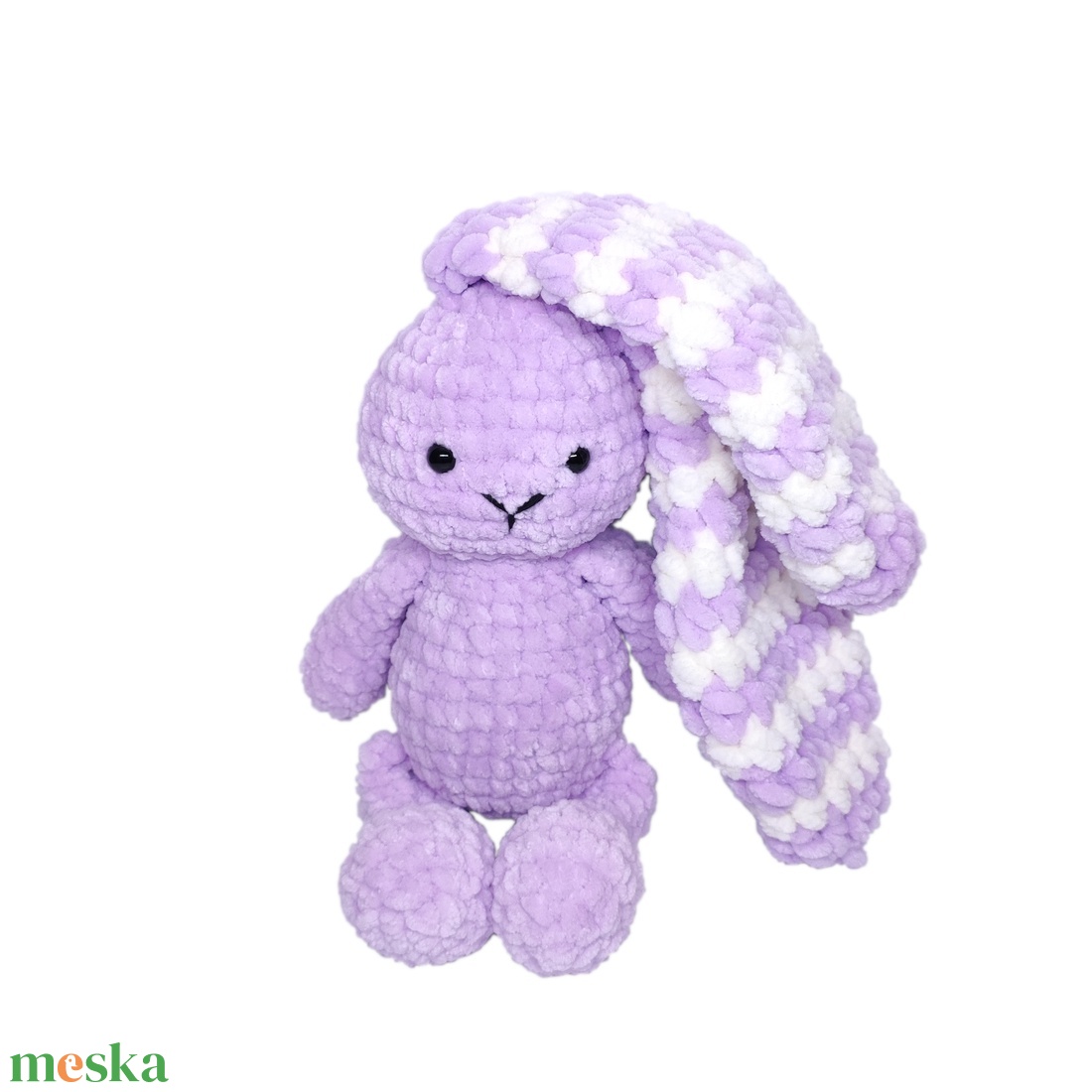 Horgolt plüss nyuszi � puha ölelhető játék - játék & sport - plüssállat & játékfigura - nyuszi - Meska.hu