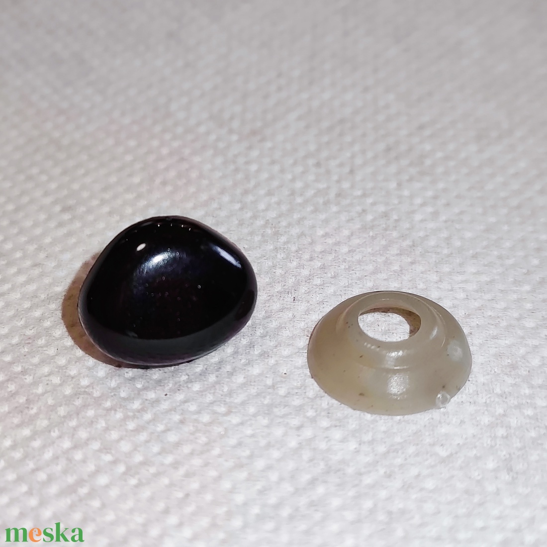 Fekete biztonsági orr amigurumi figurákhoz � 13 � 15 mm (10 db/csomag) - játék & sport - baba & babaház - játékbaba, babakellék - Meska.hu