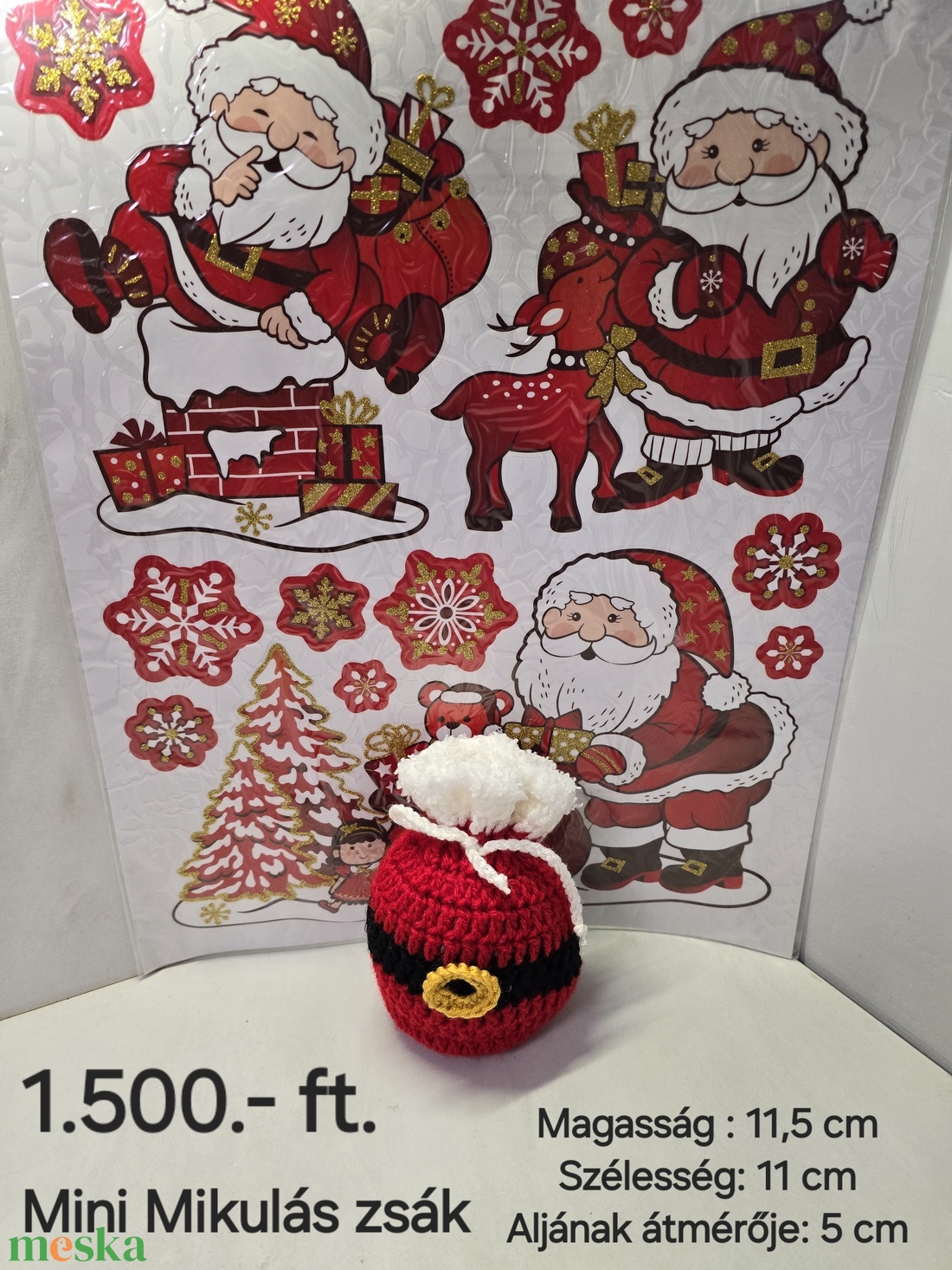Horholt mikulás zsák mini - karácsony - mikulás - mikulás zsák - Meska.hu