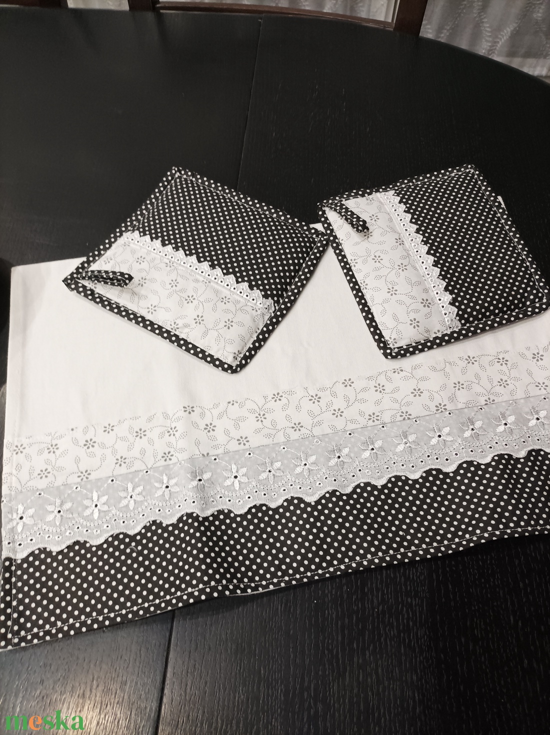 Konyhai törlőkendő , edényfog� - otthon & életmód - konyhafelszerelés, tálalás - konyhai textil - edényfogó & edényfedő - Meska.hu