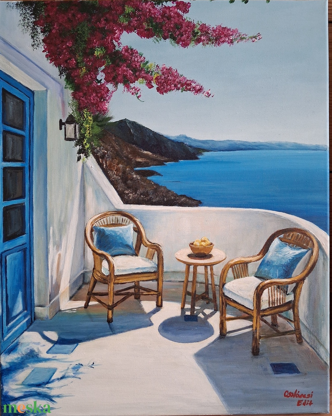 Görög - művészet - festmény - akril - Meska.hu