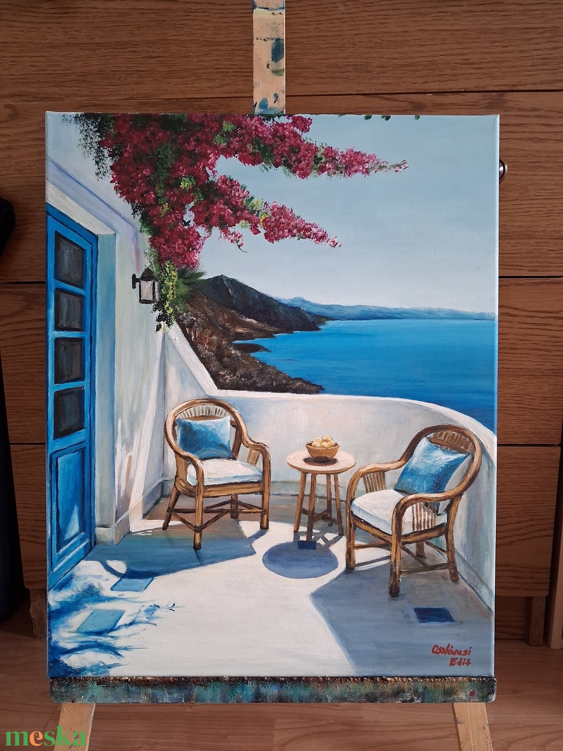 Görög - művészet - festmény - akril - Meska.hu