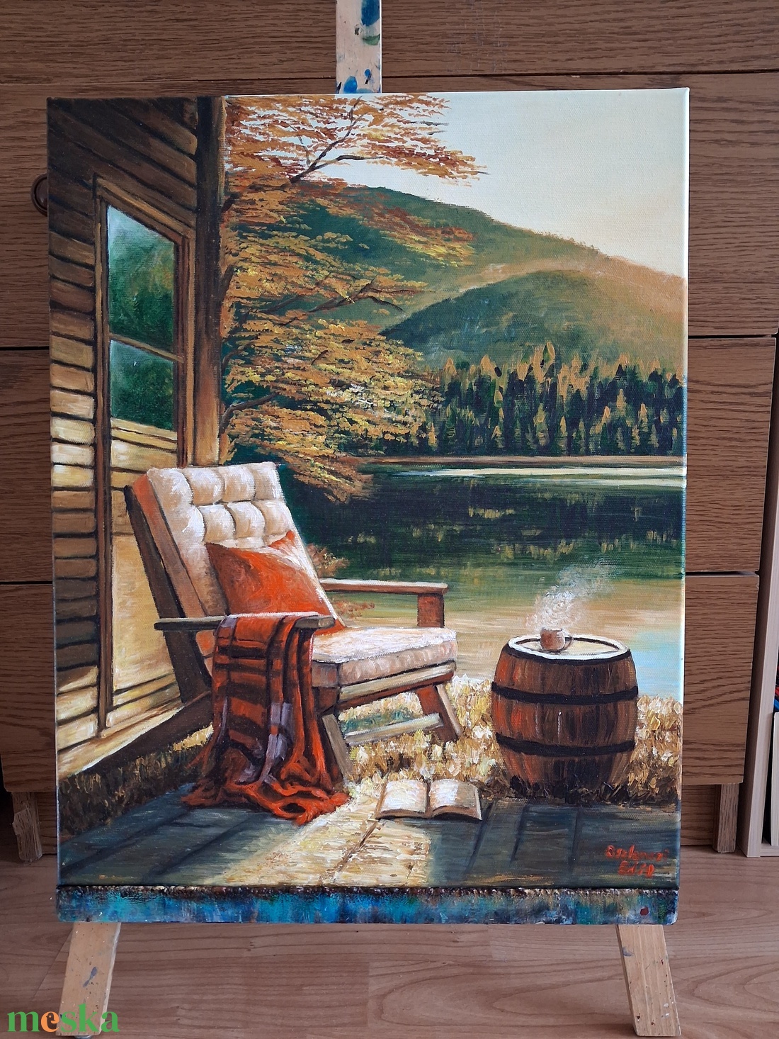 Őszi hangulat - művészet - festmény - akril - Meska.hu