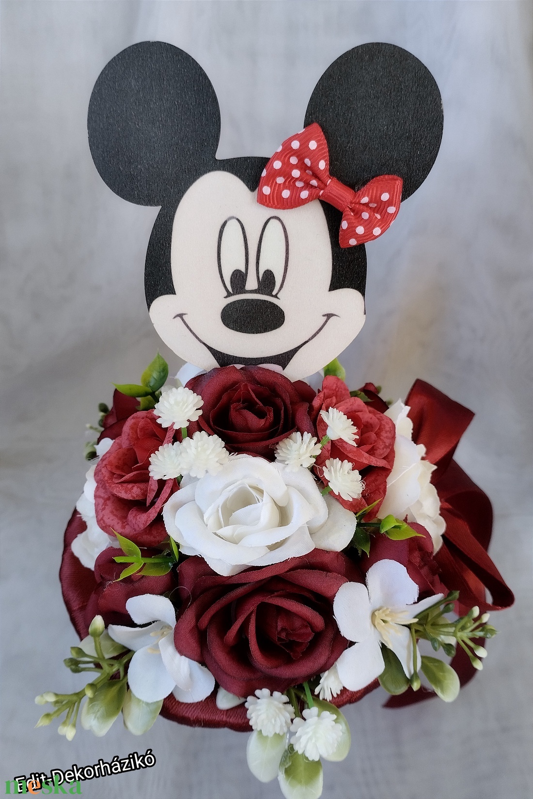 Ovis ballagási csokor Minnie egér betűzővel - otthon & életmód - dekoráció - virágdísz és tartó - csokor & virágdísz - Meska.hu Ovis ballagási csokor Minnie egér betűzővel - otthon & életmód - dekoráció - virágdísz és tartó - csokor & virágdísz - Meska.hu