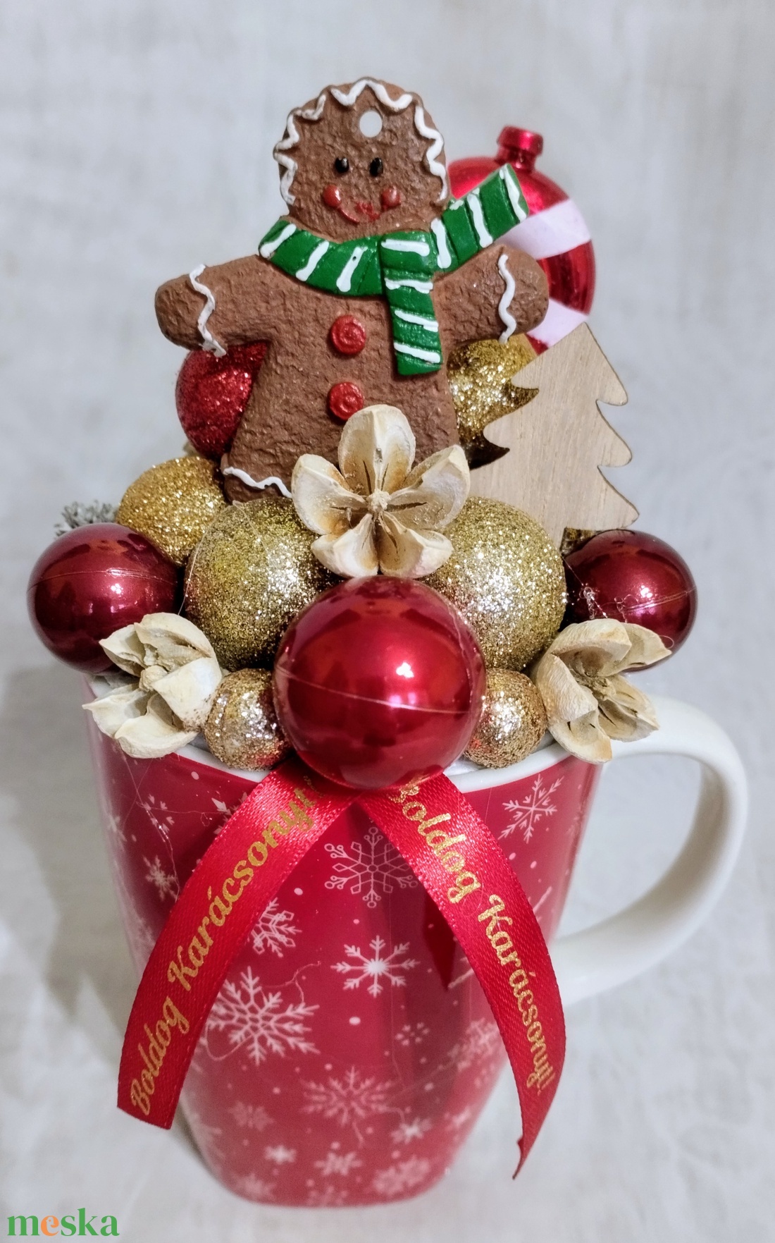 Mézikés bögrés dísz (fiú) - karácsony - adventi díszek - adventi asztaldísz - Meska.hu Mézikés bögrés dísz (fiú) - karácsony - adventi díszek - adventi asztaldísz - Meska.hu