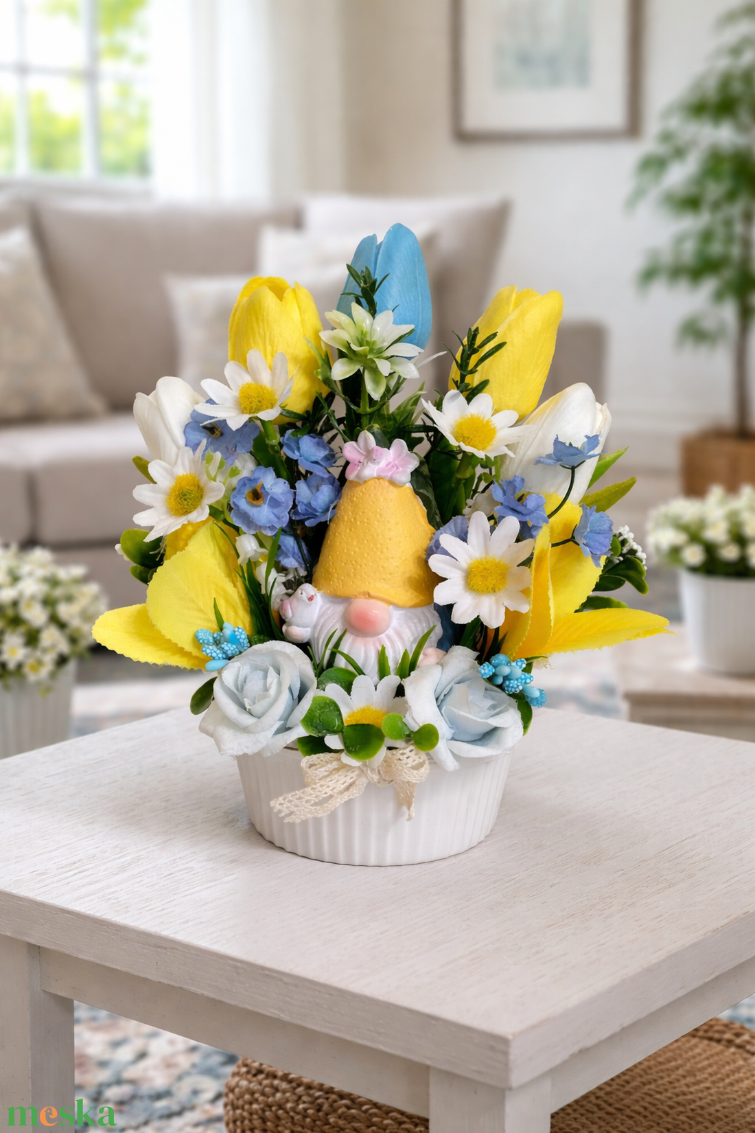 Tavasz manós asztaldísz  - otthon & életmód - dekoráció - asztal és polc dekoráció - asztaldísz - Meska.hu