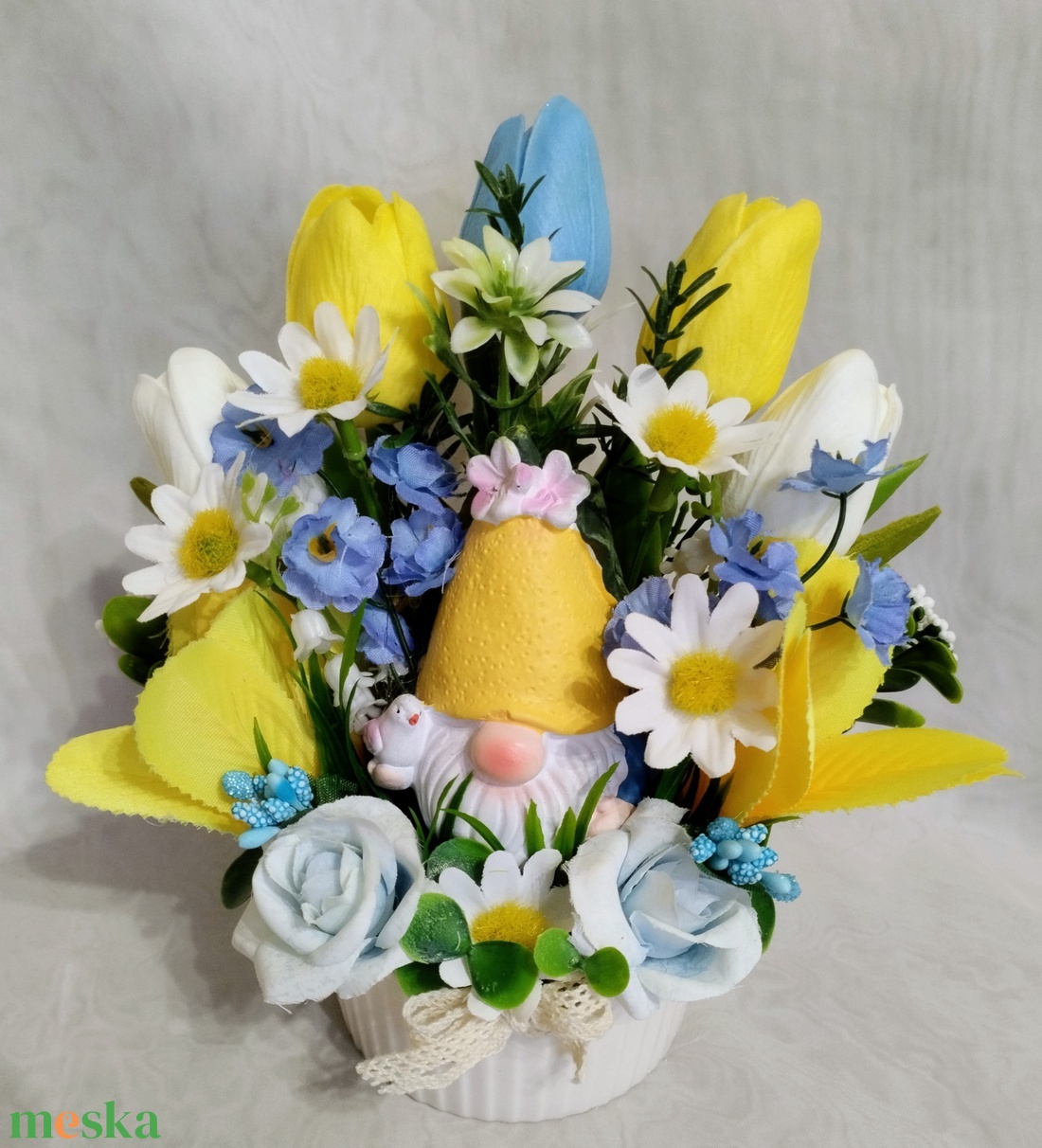 Tavasz manós asztaldísz  - otthon & életmód - dekoráció - asztal és polc dekoráció - asztaldísz - Meska.hu