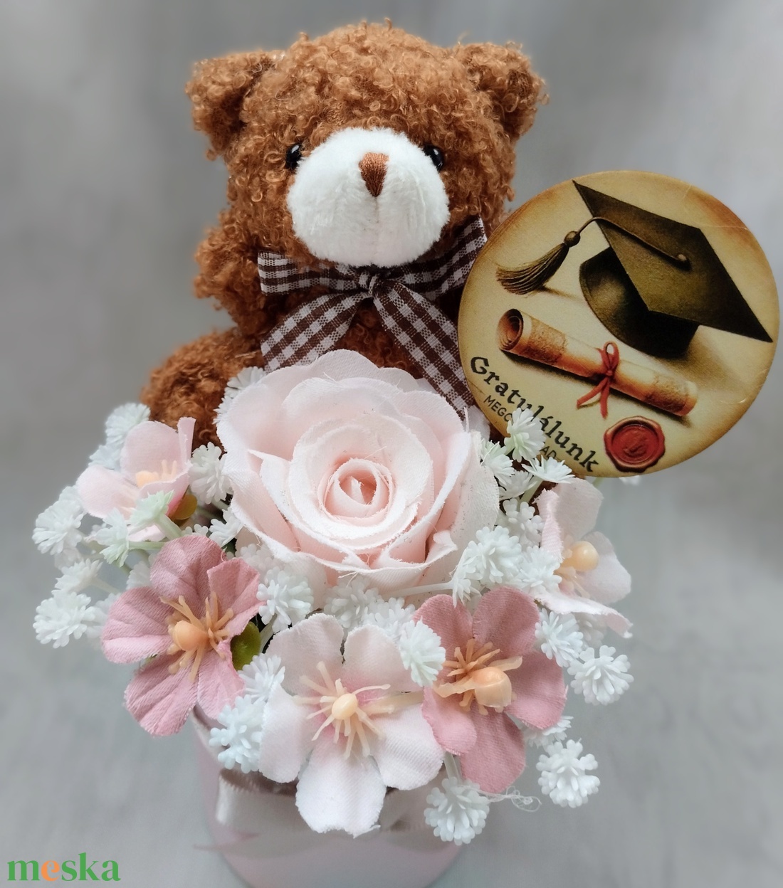 Macis kicsi virágbox  - otthon & életmód - virágdekoráció - virágok - virágbox - Meska.hu