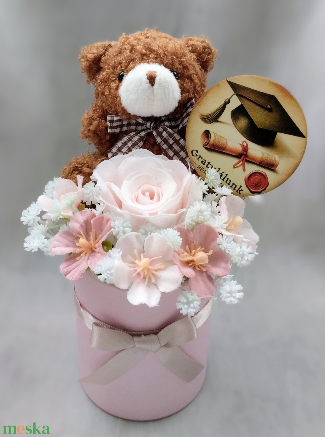 Macis kicsi virágbox  - otthon & életmód - virágdekoráció - virágok - virágbox - Meska.hu