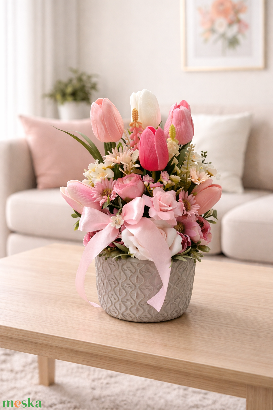 Tavaszi álom asztaldísz  - otthon & életmód - dekoráció - asztal és polc dekoráció - asztaldísz - Meska.hu