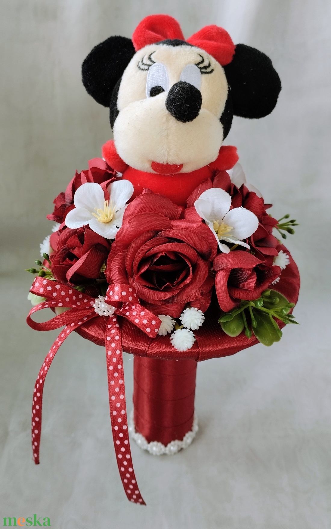 Minnie egeres ovis ballagási csokor  - otthon & életmód - virágdekoráció - virágok - virágcsokor - Meska.hu