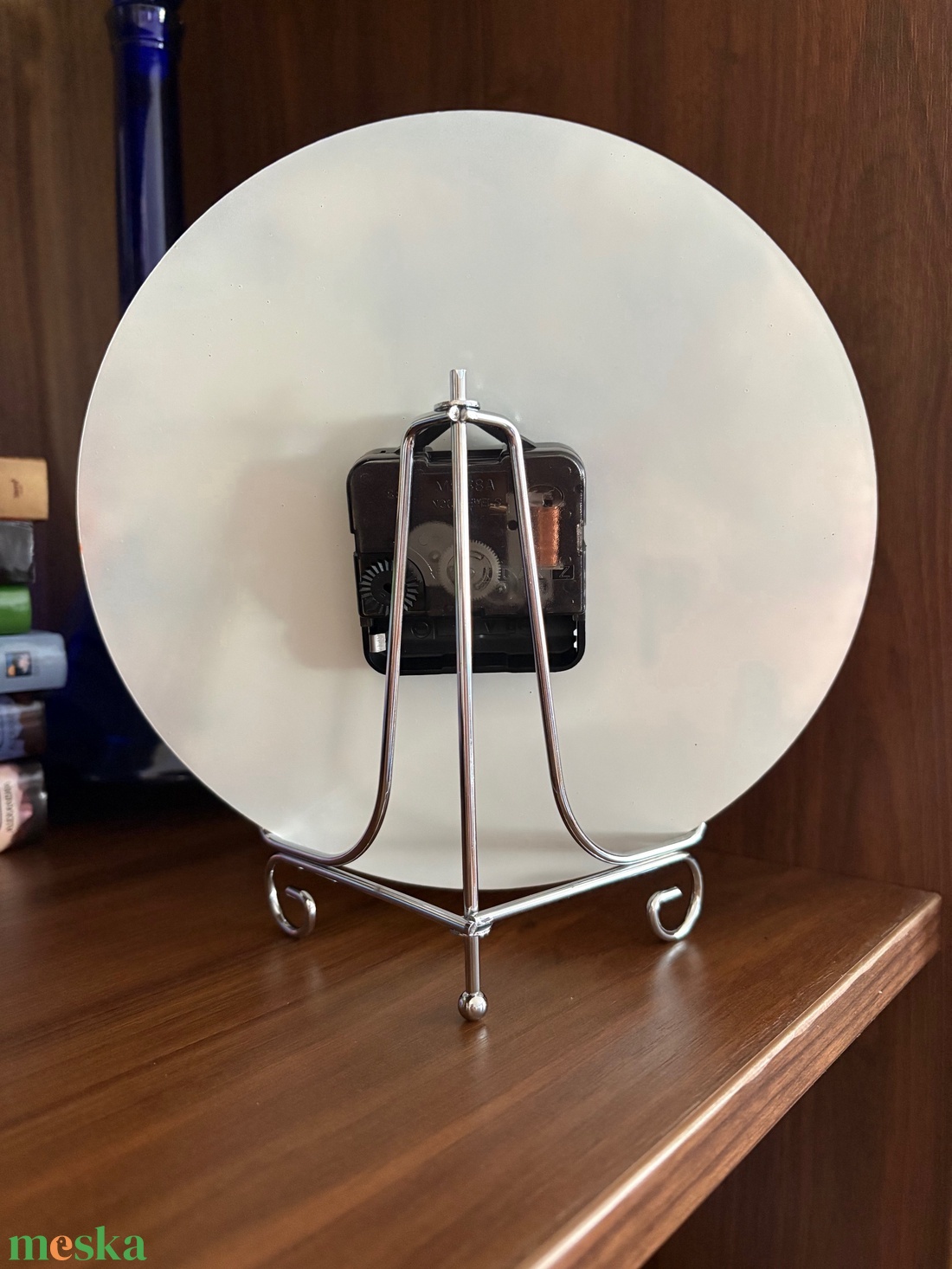 Üvegfestett falióra - otthon & életmód - dekoráció - fali és függő dekoráció - falióra & óra - Meska.hu