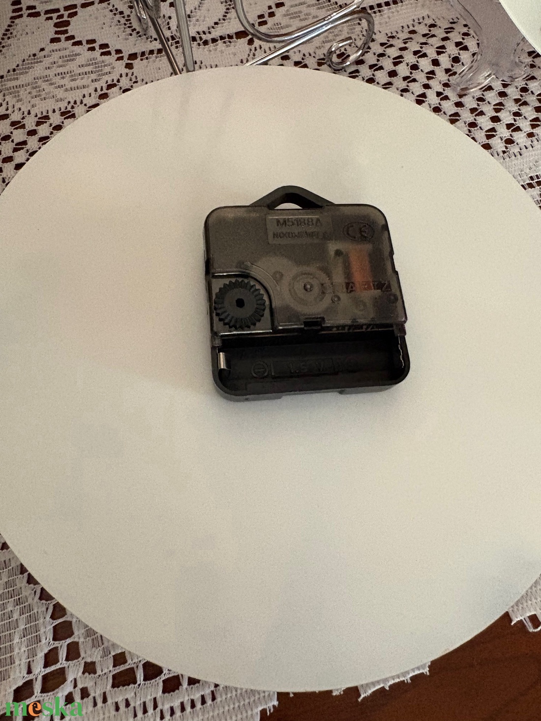 Üvegfestett falióra - otthon & életmód - dekoráció - fali és függő dekoráció - falióra & óra - Meska.hu