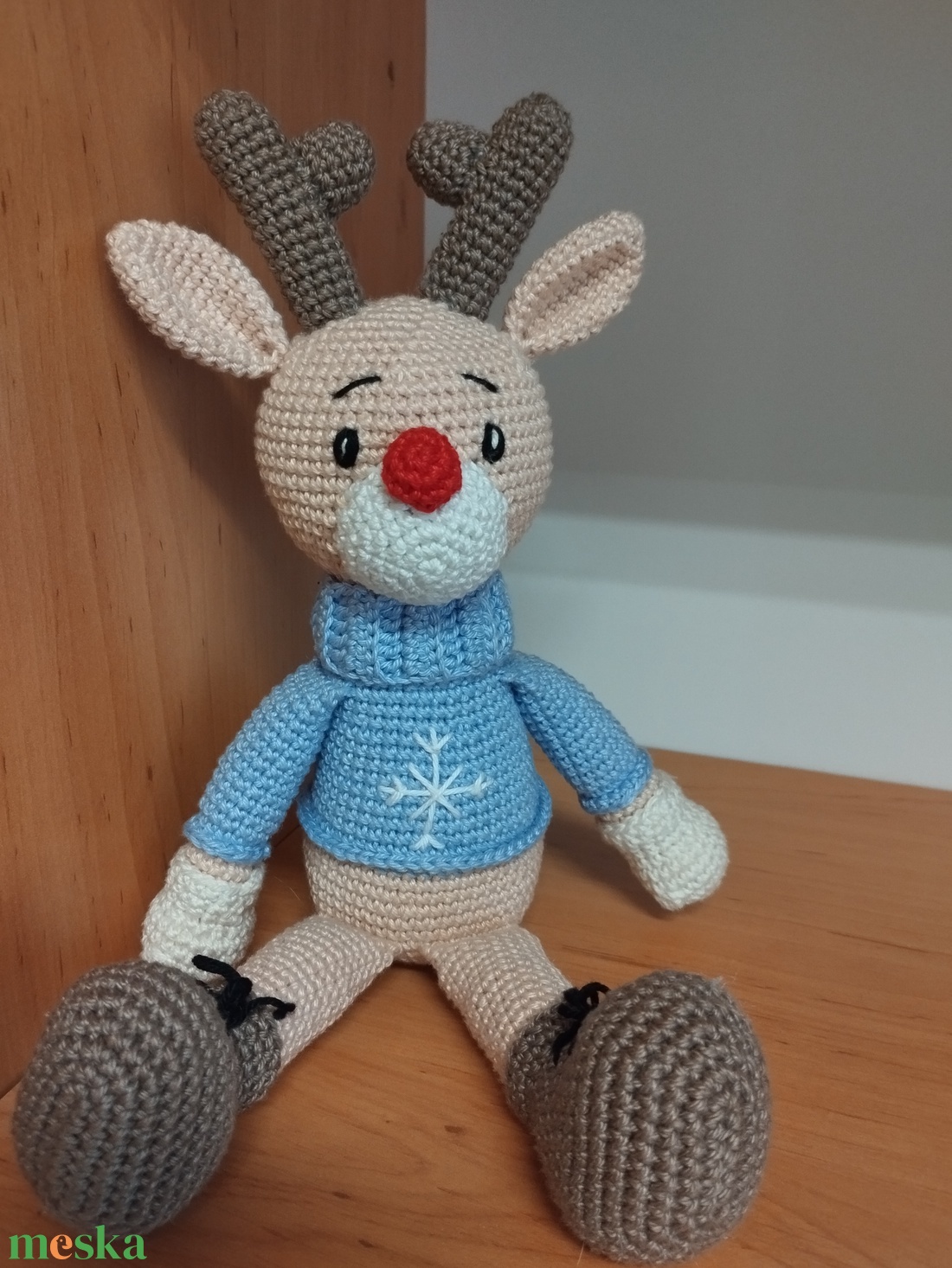 Rudolf, a rénszarvas - játék & sport - plüssállat & játékfigura - más figura - Meska.hu