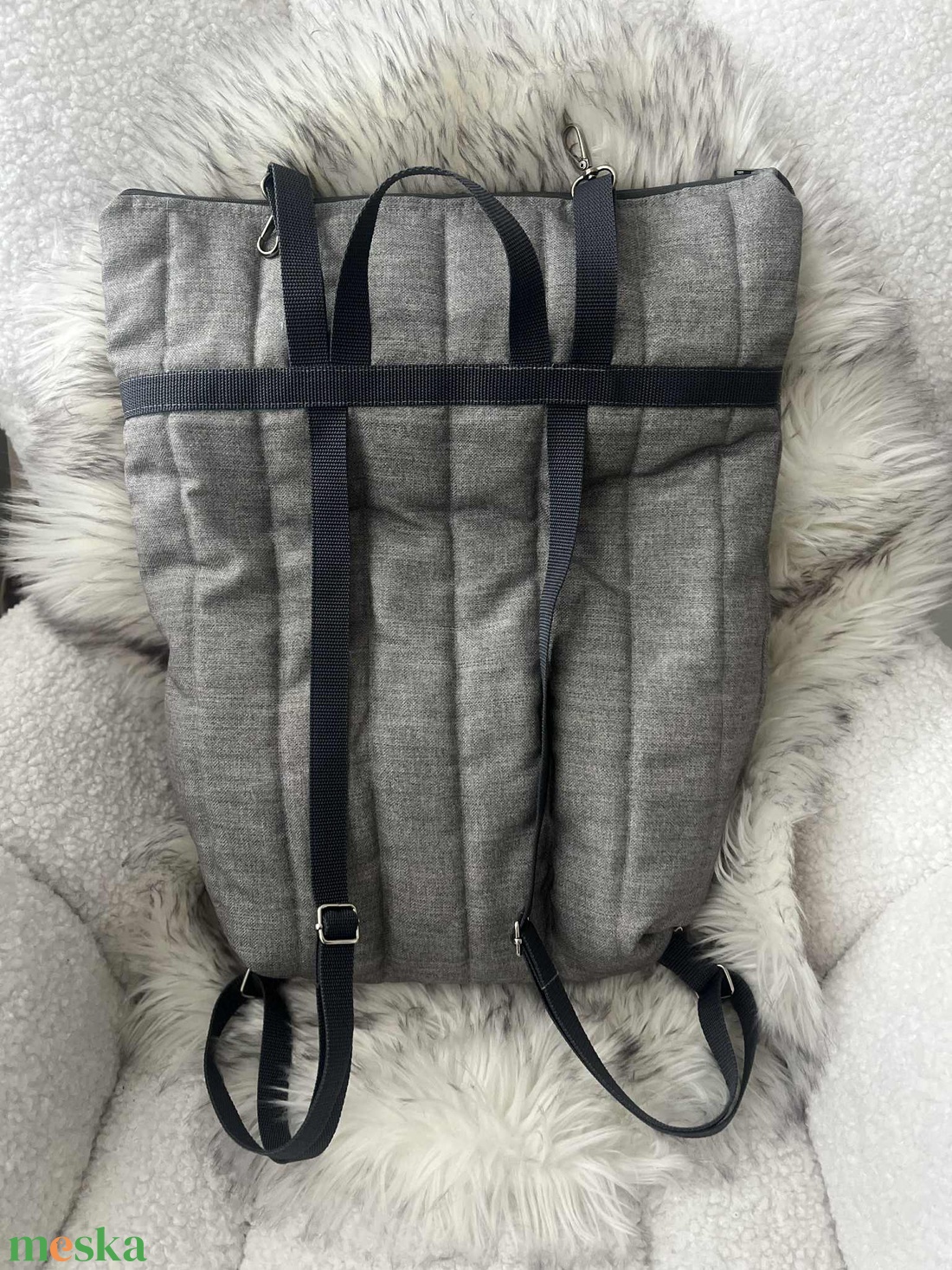 Rolltop hátizsák - táska & tok - hátizsák - roll top hátizsák - Meska.hu