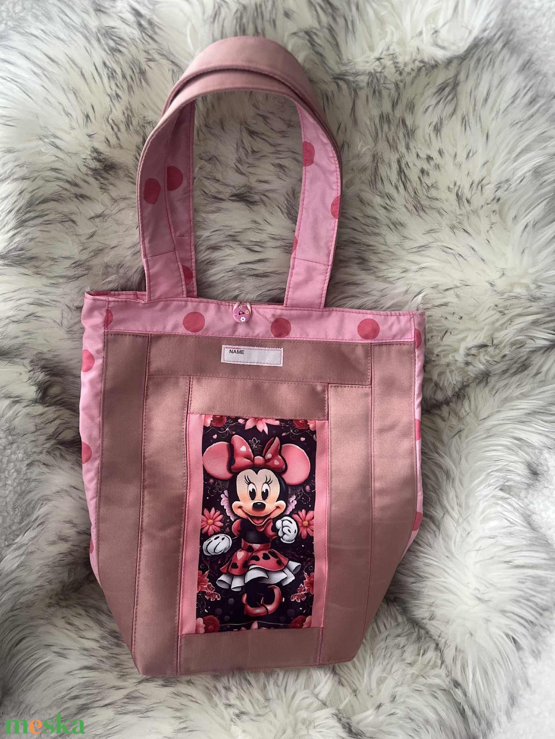 Minnies csajos táska - táska & tok - bevásárlás & shopper táska - shopper, textiltáska, szatyor - Meska.hu