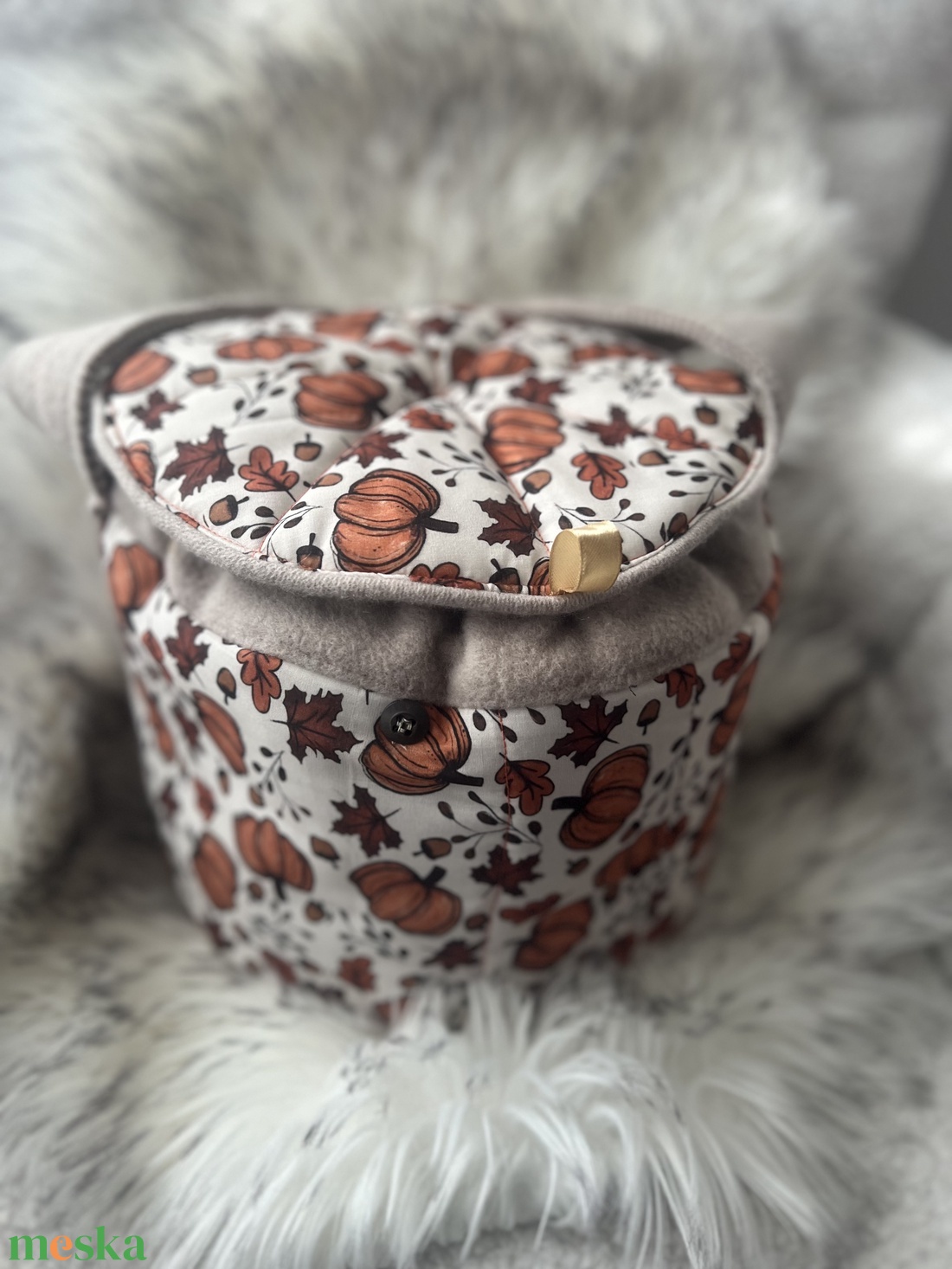 Őszi tároló - otthon & életmód - tárolás & rendszerezés - tárolókosár - Meska.hu