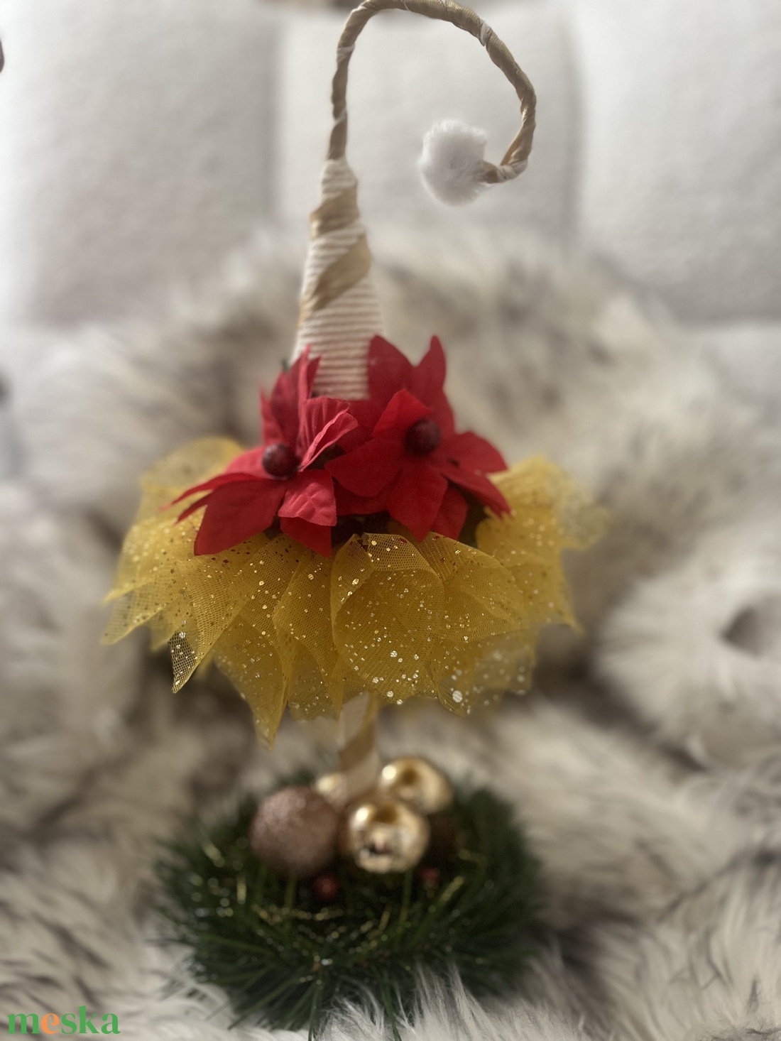 Karácsonyi dísz - karácsony - karácsonyi lakásdekoráció - ünnepi asztaldekoráció - Meska.hu