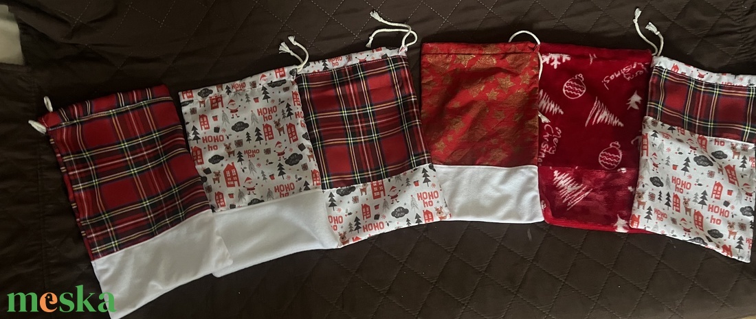 Mikulás zsák - karácsony - mikulás - mikulás zsák - Meska.hu