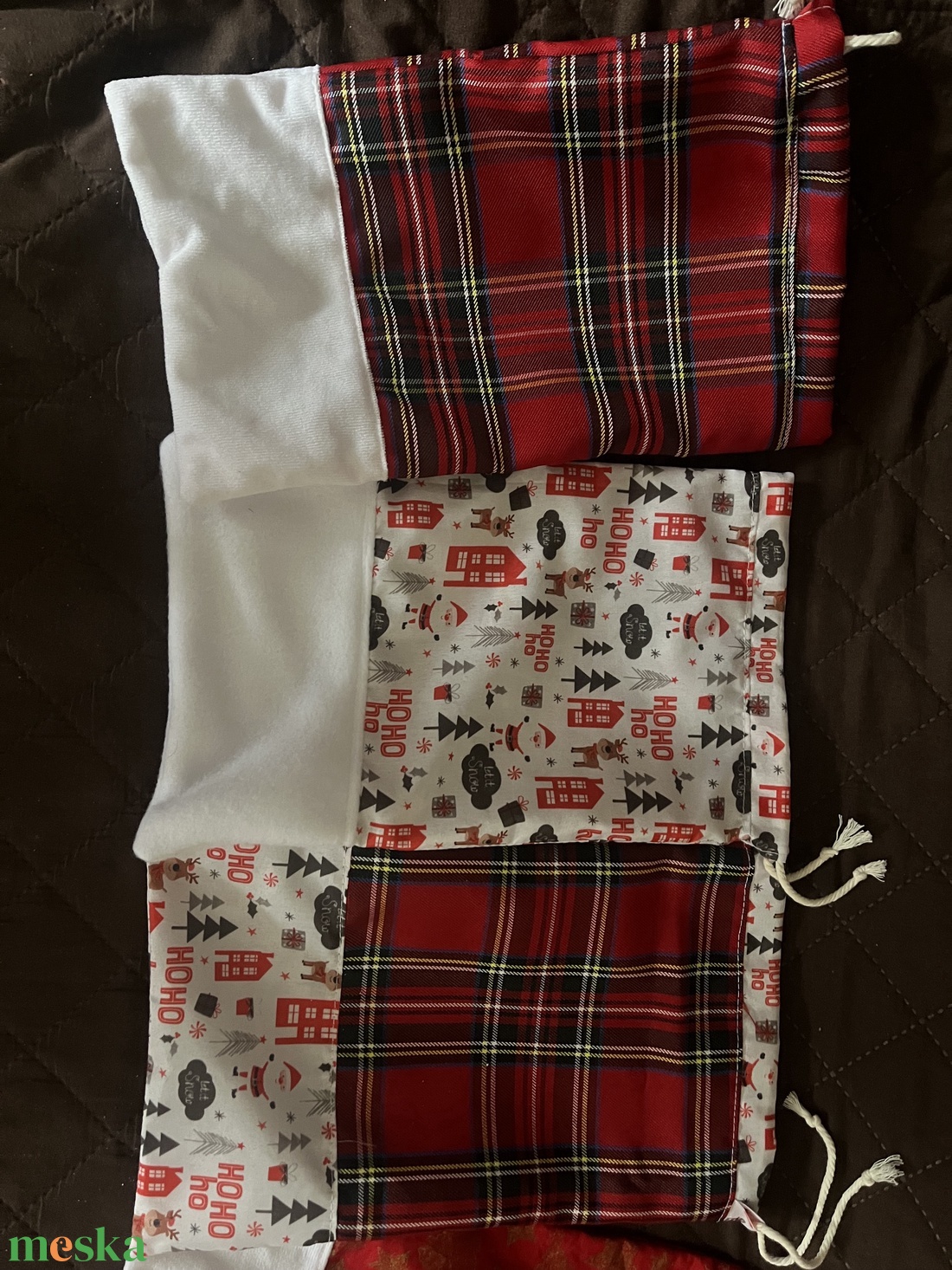 Mikulás zsák - karácsony - mikulás - mikulás zsák - Meska.hu