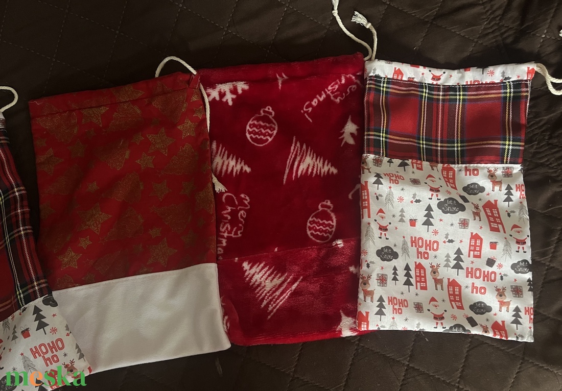 Mikulás zsák - karácsony - mikulás - mikulás zsák - Meska.hu