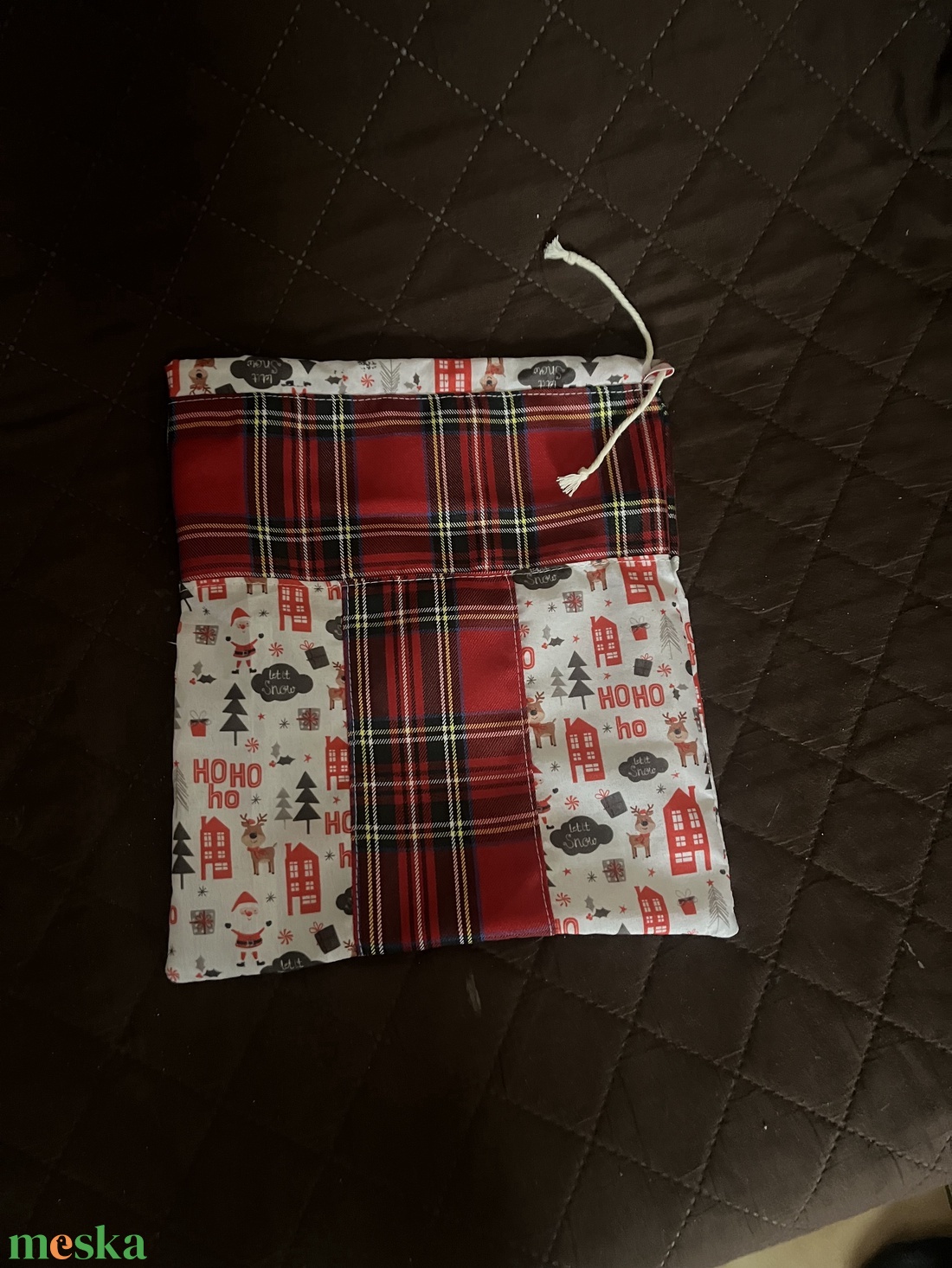 Mikulás zsák - karácsony - mikulás - mikulás zsák - Meska.hu