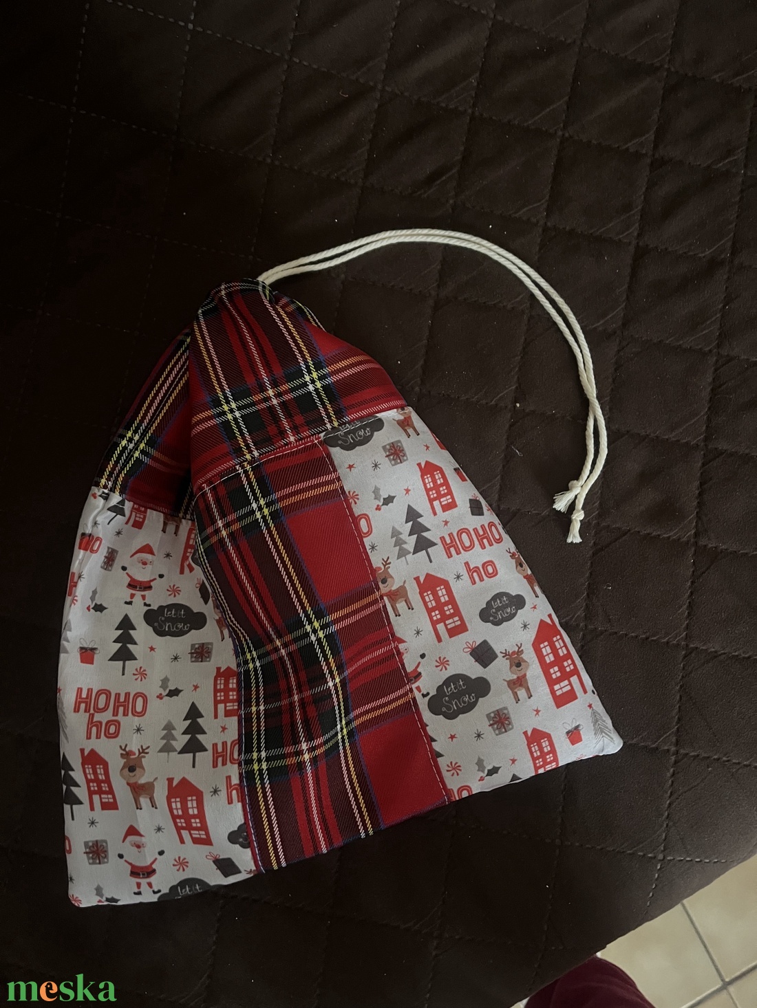 Mikulás zsák - karácsony - mikulás - mikulás zsák - Meska.hu