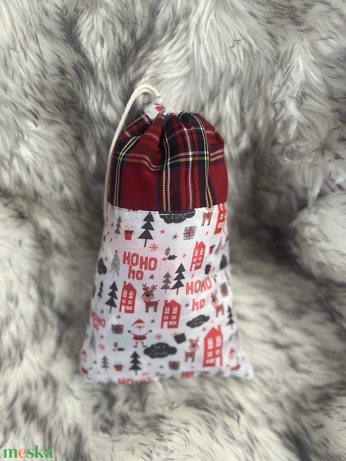 Mikulás zsák - karácsony - mikulás - mikulás zsák - Meska.hu