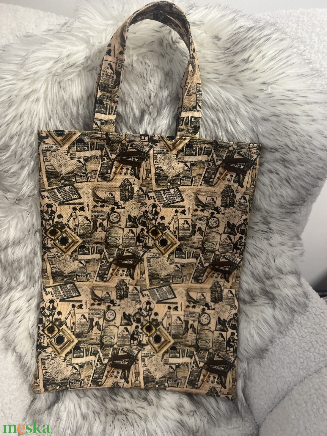 Vászontáska - táska & tok - bevásárlás & shopper táska - shopper, textiltáska, szatyor - Meska.hu