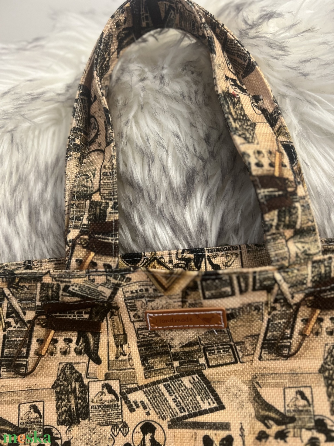 Vászontáska - táska & tok - bevásárlás & shopper táska - shopper, textiltáska, szatyor - Meska.hu