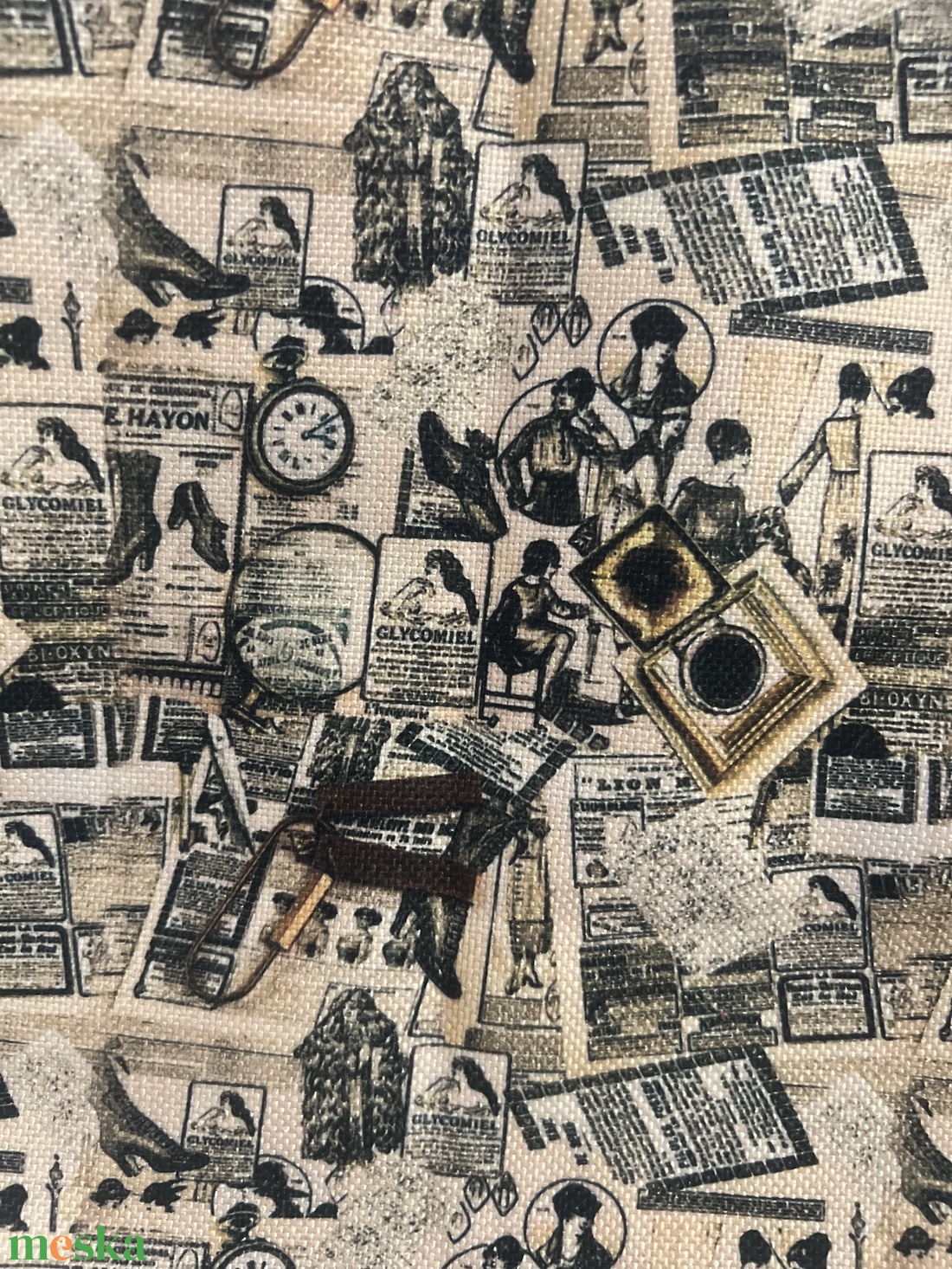 Vászontáska - táska & tok - bevásárlás & shopper táska - shopper, textiltáska, szatyor - Meska.hu