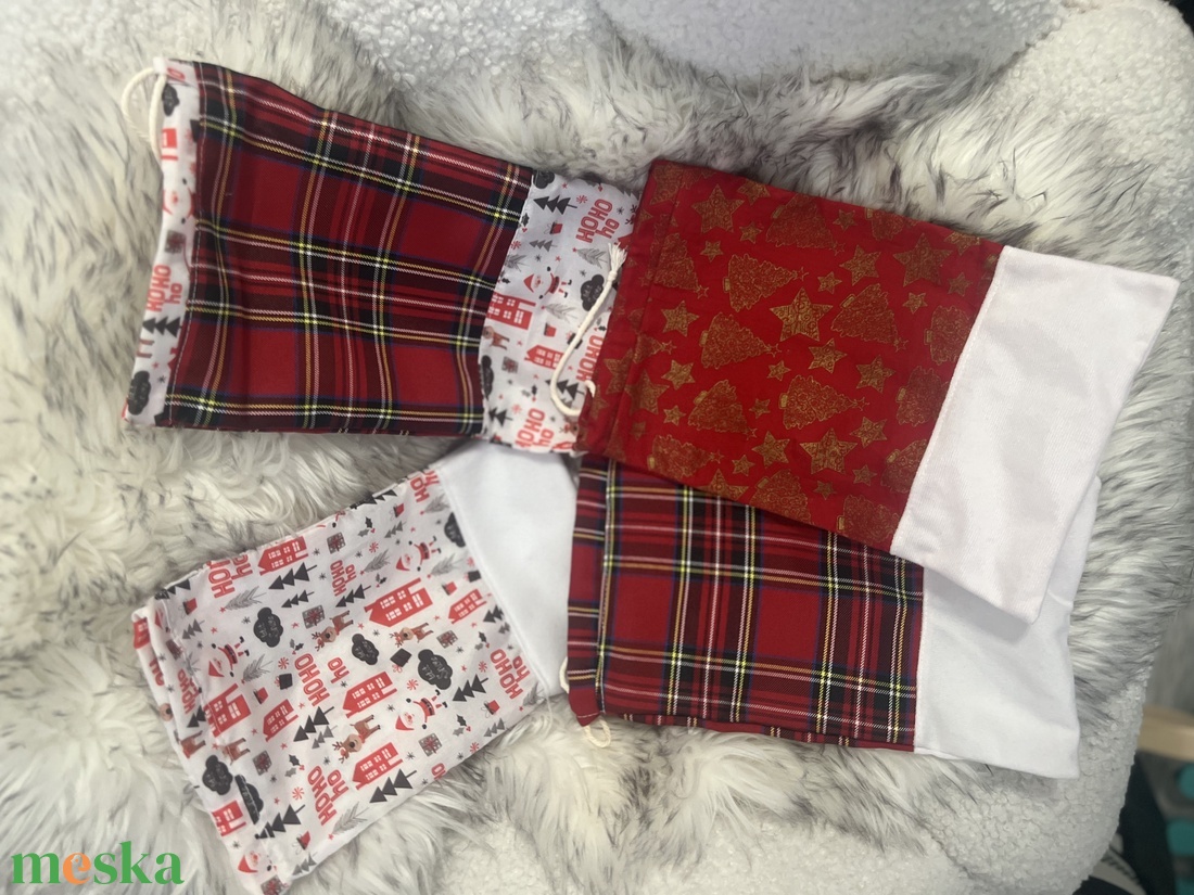 Mikulás zsák - karácsony - mikulás - mikulás zsák - Meska.hu