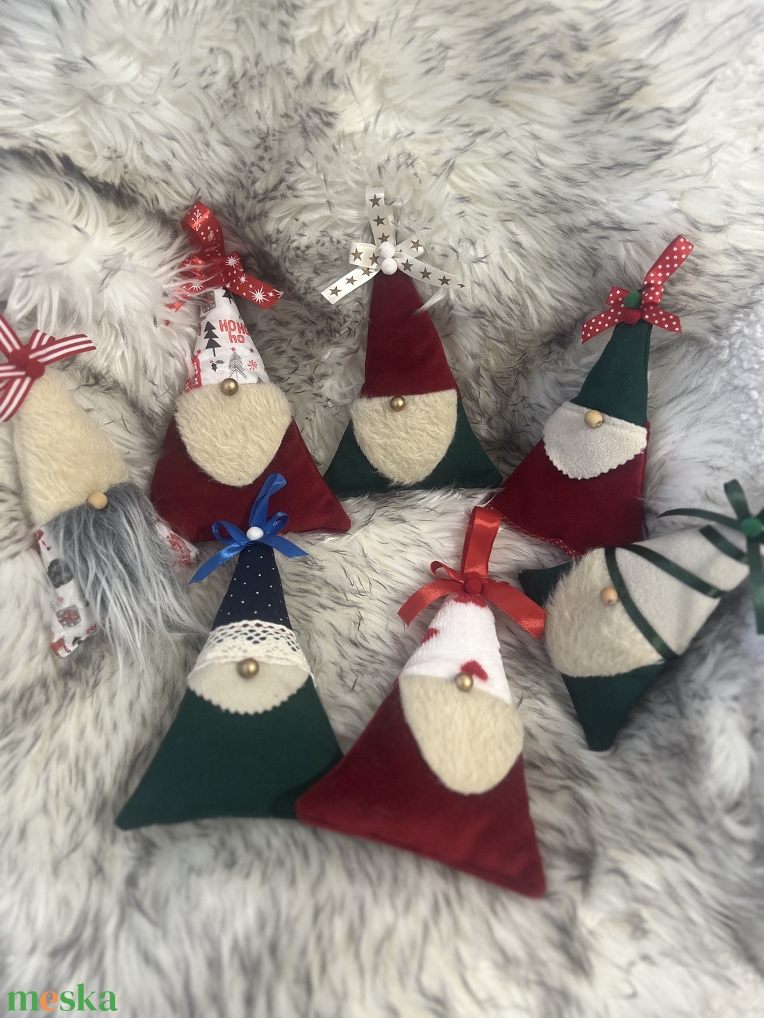 Mini díszek - karácsony - mikulás - mikulás csizma és zokni - Meska.hu