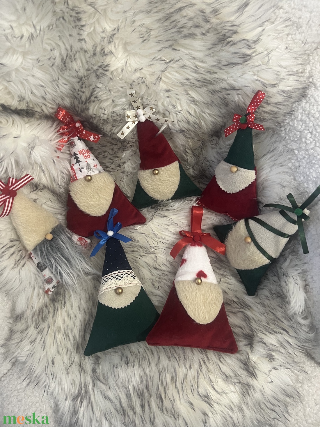 Mini díszek - karácsony - mikulás - mikulás csizma és zokni - Meska.hu