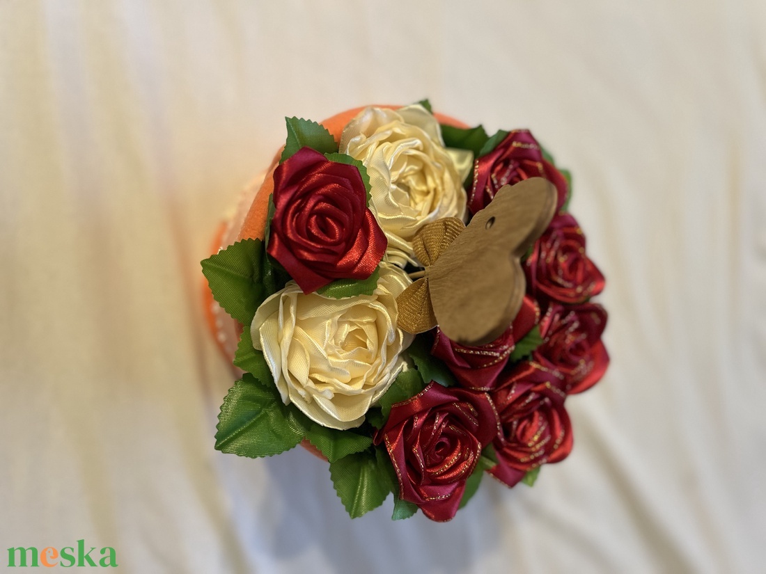 Rózsabox - otthon & életmód - virágdekoráció - virágok - virágbox - Meska.hu