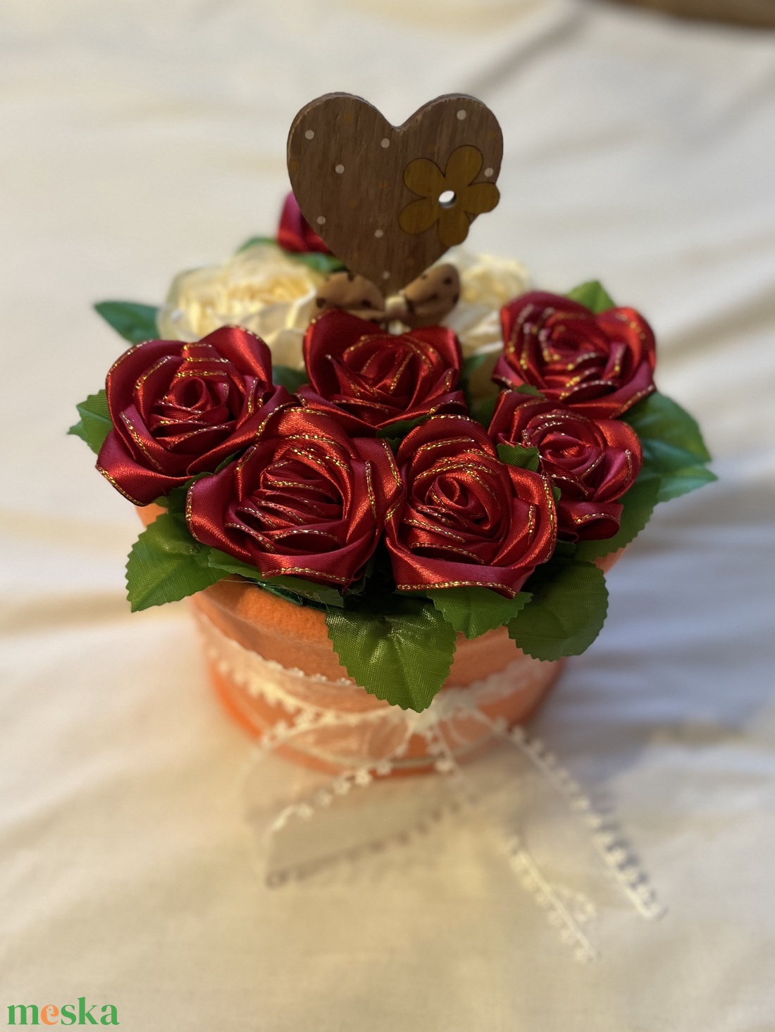 Rózsabox - otthon & életmód - virágdekoráció - virágok - virágbox - Meska.hu