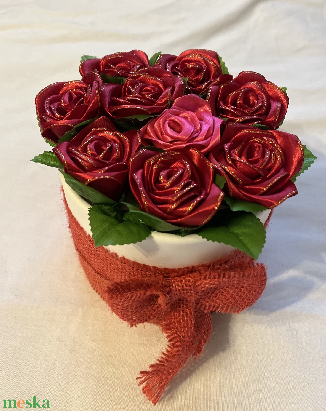 Rózsabox - otthon & életmód - virágdekoráció - virágok - virágbox - Meska.hu